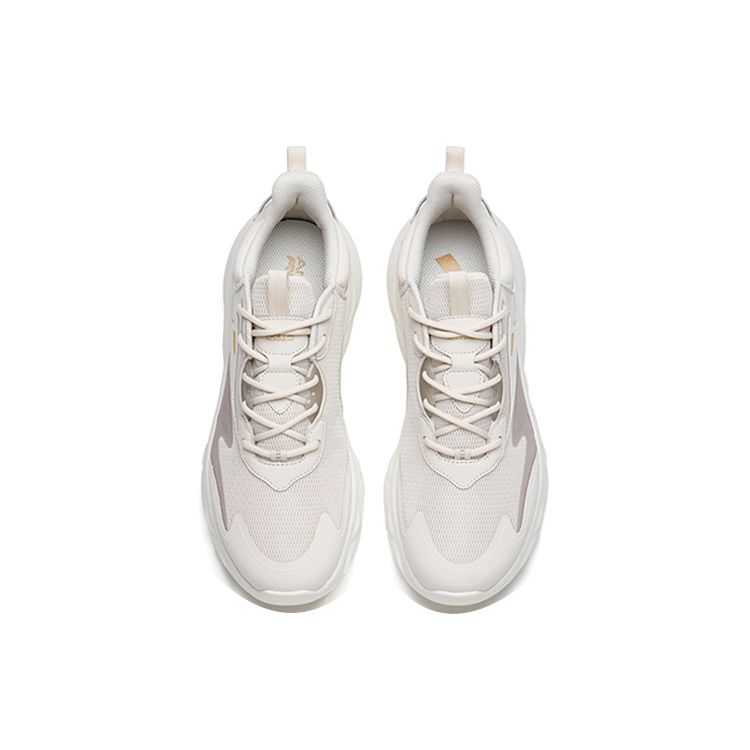 Anta Mian Mian Dan 2 Soft Sole Shock Absorbing Breathable Low Top Running Shoes Men Sneakers Gray 912215535-3