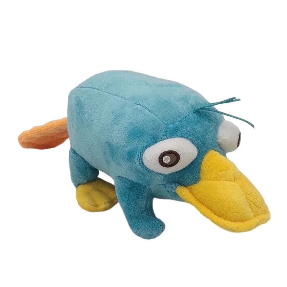 25CM Neues simuliertes blaues Schnabeltier Perry Plüschtiere Anime Stofftiere Entenpuppen Jungen Mädchen Weihnachten Geburtstagsgeschenke.
