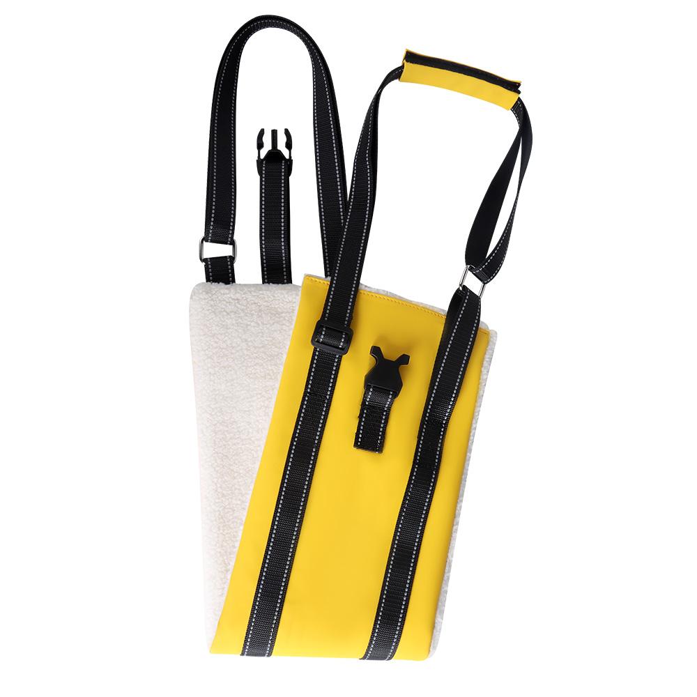 

Dog Lift Harness Adjustable Dog Sling for Back Legs Support Rehab Harness for Weak Rear Legs Pet Aid Assist Tool For Elderly Dog M жовтий