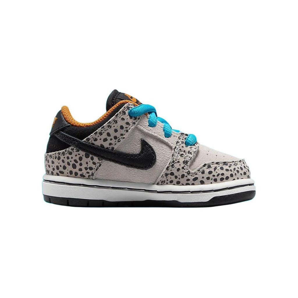 Nike Dunk Low Pro SB TD Electric Pack Baby Sneakers Cream Phantom Black HF7840-001