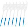 400pcs Dental Picks Soft-Interdental Brush Double-Ended Toothpicks Silicone Dental Floss
