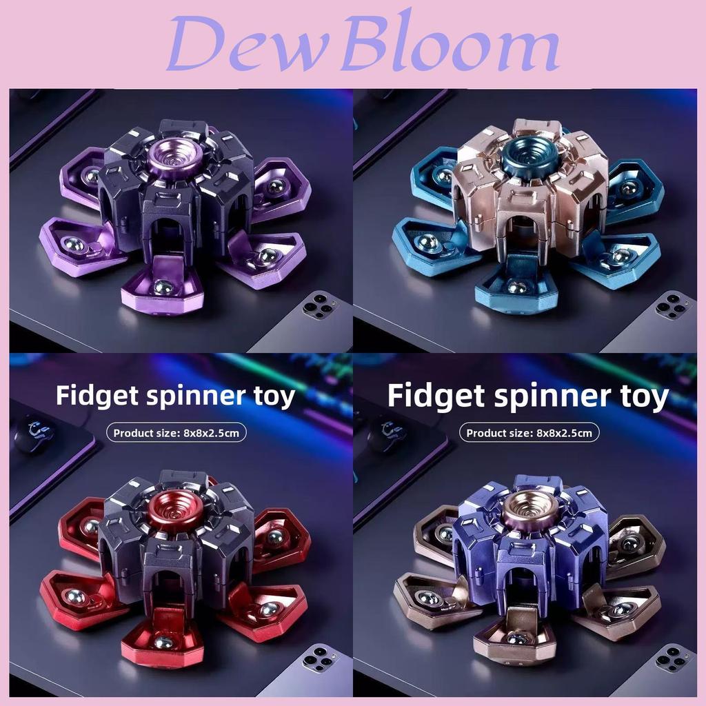 Unique Mechanical Transformation Finger Gyroscope With Techstyle Design For Anxiety Relief And Play