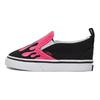 Vans Slip-On Comfortable Versatile Shock-Absorbing Durable Low-Top Walking Shoes Baby Shoes Black VN000UBSB9P