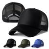 Unisex Kappe Lässig Einfarbig Mesh Baseballkappe Verstellbare Snapback Hüte Für Damen Herren Hip Hop Trucker Kappe Streetwear Papa Hut