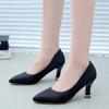  women cute sweet light weight comfort high quality slip on stiletto heel shoes lady golden party heel shoes ab681
