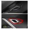 2pcs Red Inner Side Door Handle Frame Decor Cover Trim For Chevrolet Camaro 17+