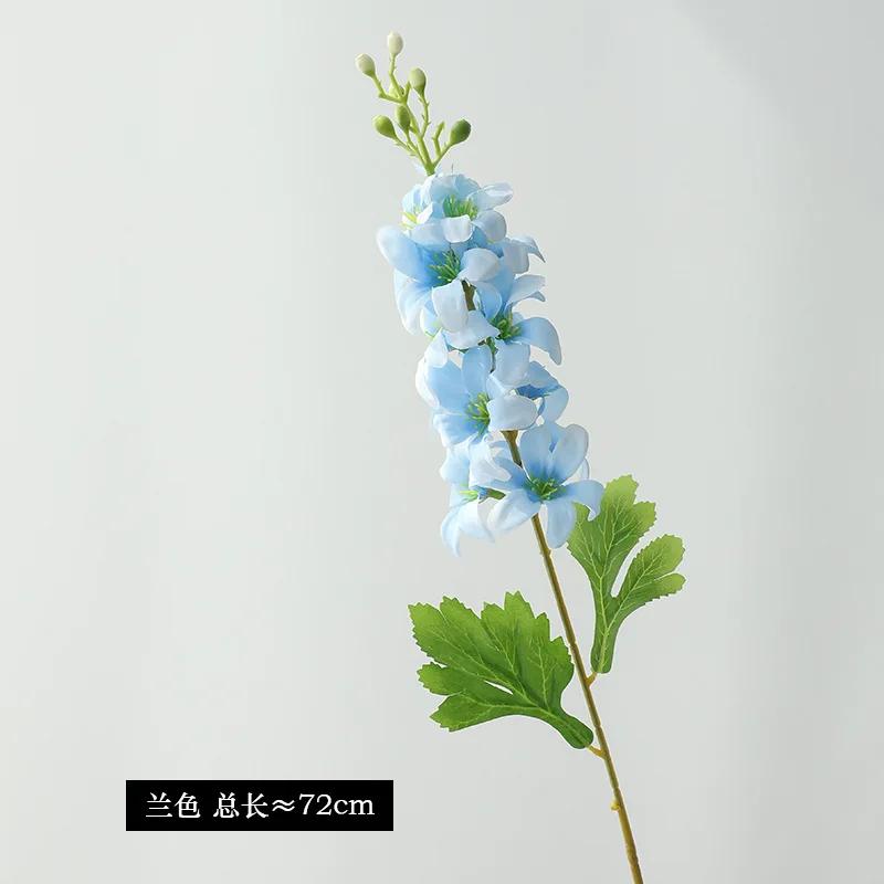 10Pc/lot Artificial Silk Flower Hyacinth Wedding Decor Fake Delphinium Flowers Home Room Decoration Ornaments Party Table Floral
