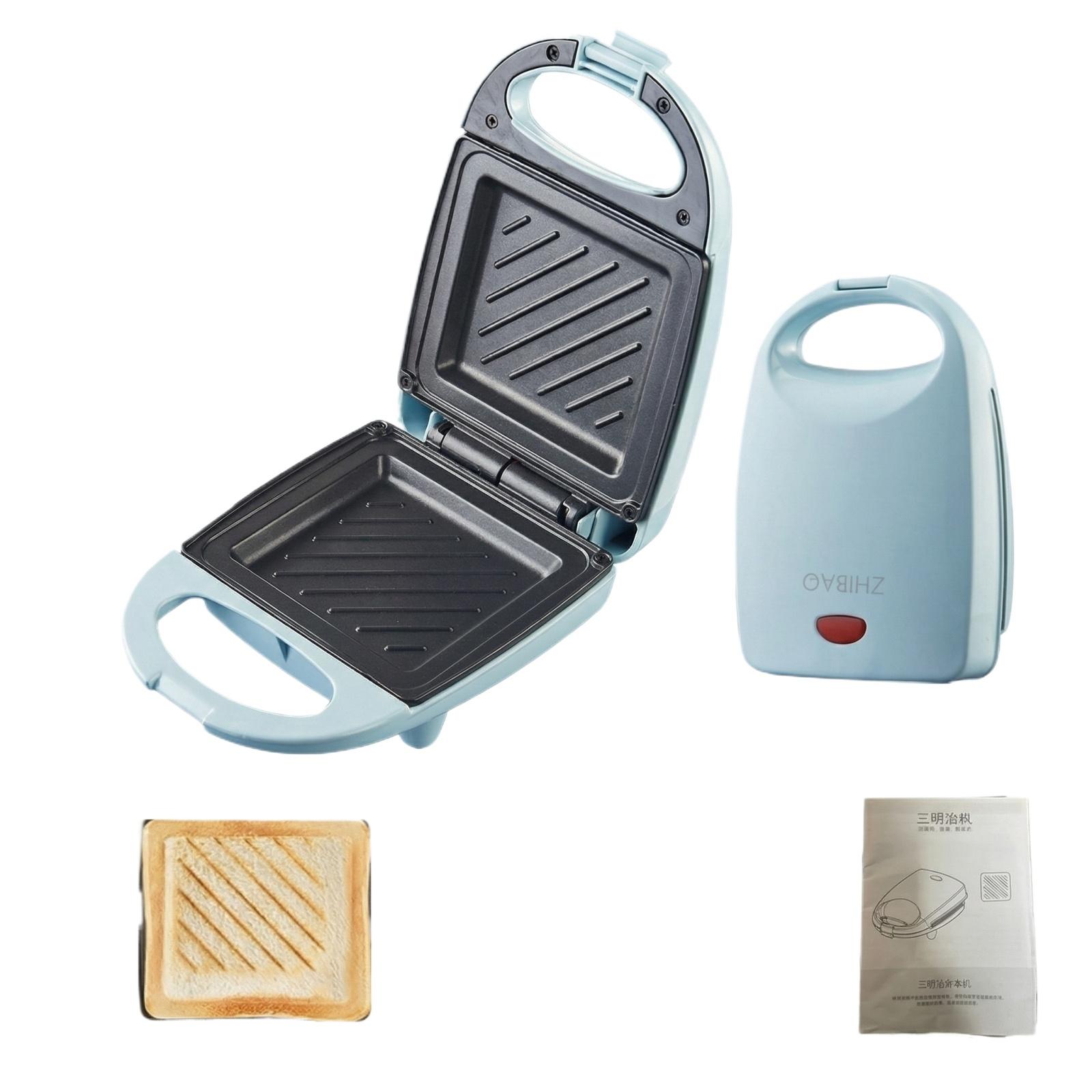 

English: Multifunctional Sandwich Maker Home Breakfast Press Grill one size синий