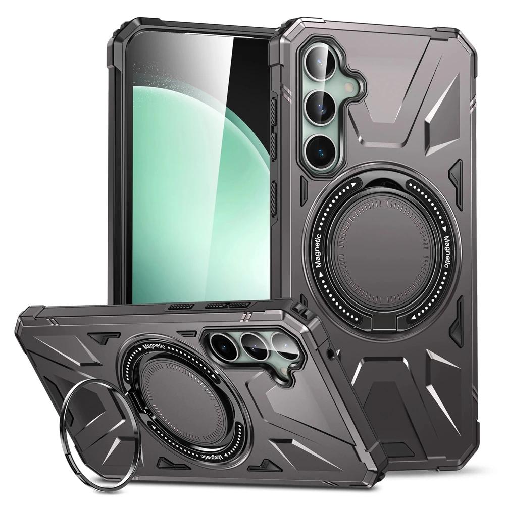 Case for Samsung Galaxy S24 S23 A14 A54 A55 A34 A15 4G 5G Stand Ring Magnetic Ring Holder Protection Stands Covers