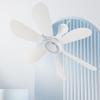 Silent 6 Leaves USB Powered Ceiling Canopy Fan with Remote Control Timing 4 Speed Hanging Fan for Camping Bed Dormitory Tent New