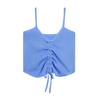 FINETOO Trendy Drawstring Camisoles Women Candy Color Sleeveless Tops Comfortable Tanks Ladies Soft Top Streetwear Camisole 2022