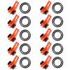 10pcs Lure Fishing Hook Keeper Holders With Rubber Bands Portable Lightweight Fishing Rod Tool Accessories