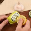 Stainless Steel 4-in-1 Manual Grater Slicer - Lemon Cheese Garlic Ginger Zester Shredder,compact Kitchen Tool For Vegetables