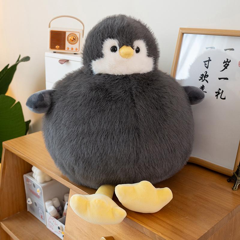 Lief Pinguïn Pluche Kussen Kawaii Dikke Pinguïn Knuffel Zacht Bank Rugkussen Verjaardagscadeau