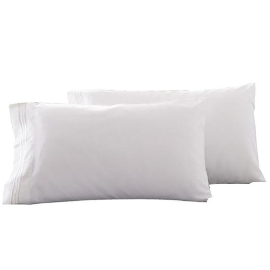 2ks King Queen Stylový jednobarevný povlak na polštář Povlak na polštář Dekor do ložnice