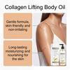 100ML Collagen Lifting Body Oil for Men Women, Hydrating Anti-Aging Body Care Oil, After Shower Crepey Skin Softening Moisturizing Oil for All Skin