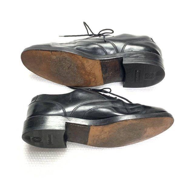 Vintage England Unknown Brand Wingtip Business Shoes Black 9.5 28.0(USED)