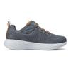 Skechers Kids Mesh Lightweight Breathable Wear Resistant Cushioned Low Top Kids Running Shoes Grey Orange 405095L-CCOR