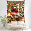 Sfondo di Natale sfondo babbo natale decorazione arazzo sfondo festa di Natale arazzo natale casa