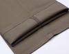 Men's High Waist Double Pleated Cotton Pants - Spring/Summer, Loose Straight Leg, Plus Size