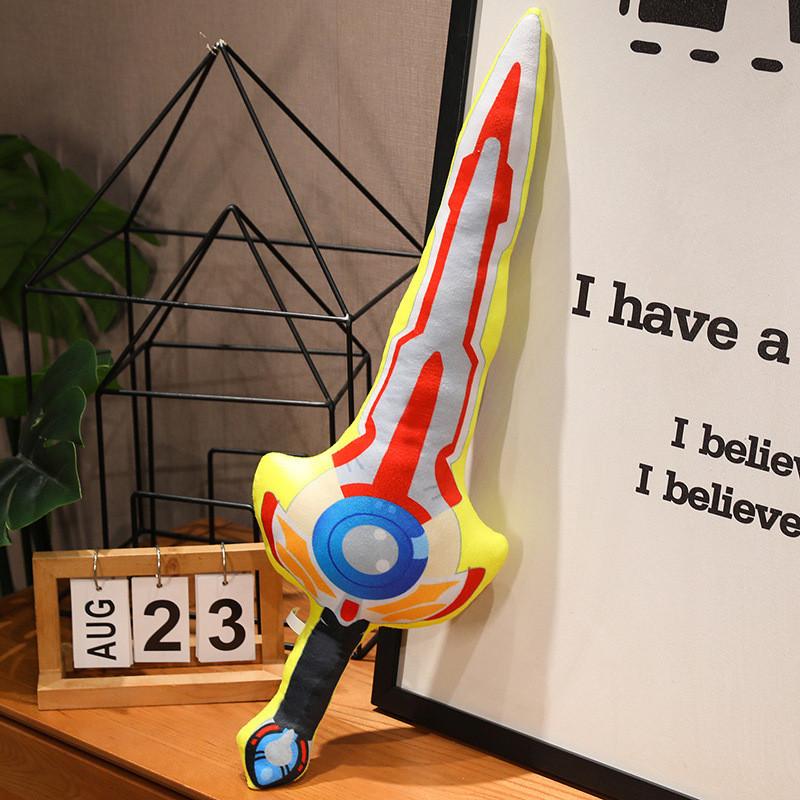 Plush Minecraft Sword Toy Cartoon Stuffed Doll Game Peripheral Decoration Gift