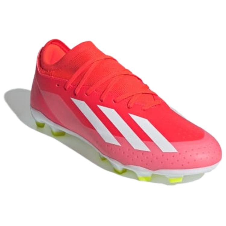 Adidas X Crazyfast League Artificial Turf Non-Slip Durable Soccer Shoes Men Soccer Shoes Red White IF0697