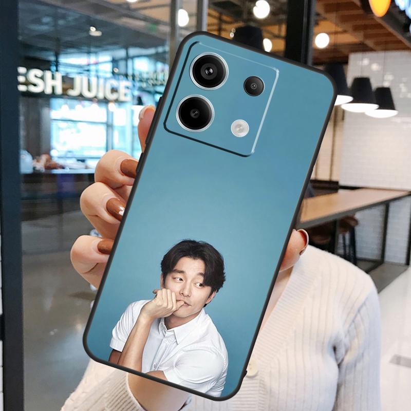 Korean Actor Gong Yoo Case For Xiaomi Redmi Note 12 11 9 10 13 Pro Plus 12S 11S 10S 9S Redmi 13 10C 12C 13C Cover