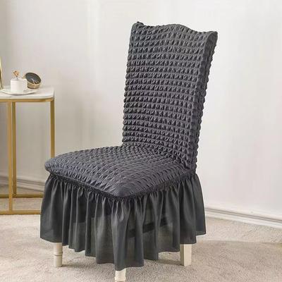 Stretch Chair Slipcovers with Skirt Removable Washable Kitchen Chair Protector Cover