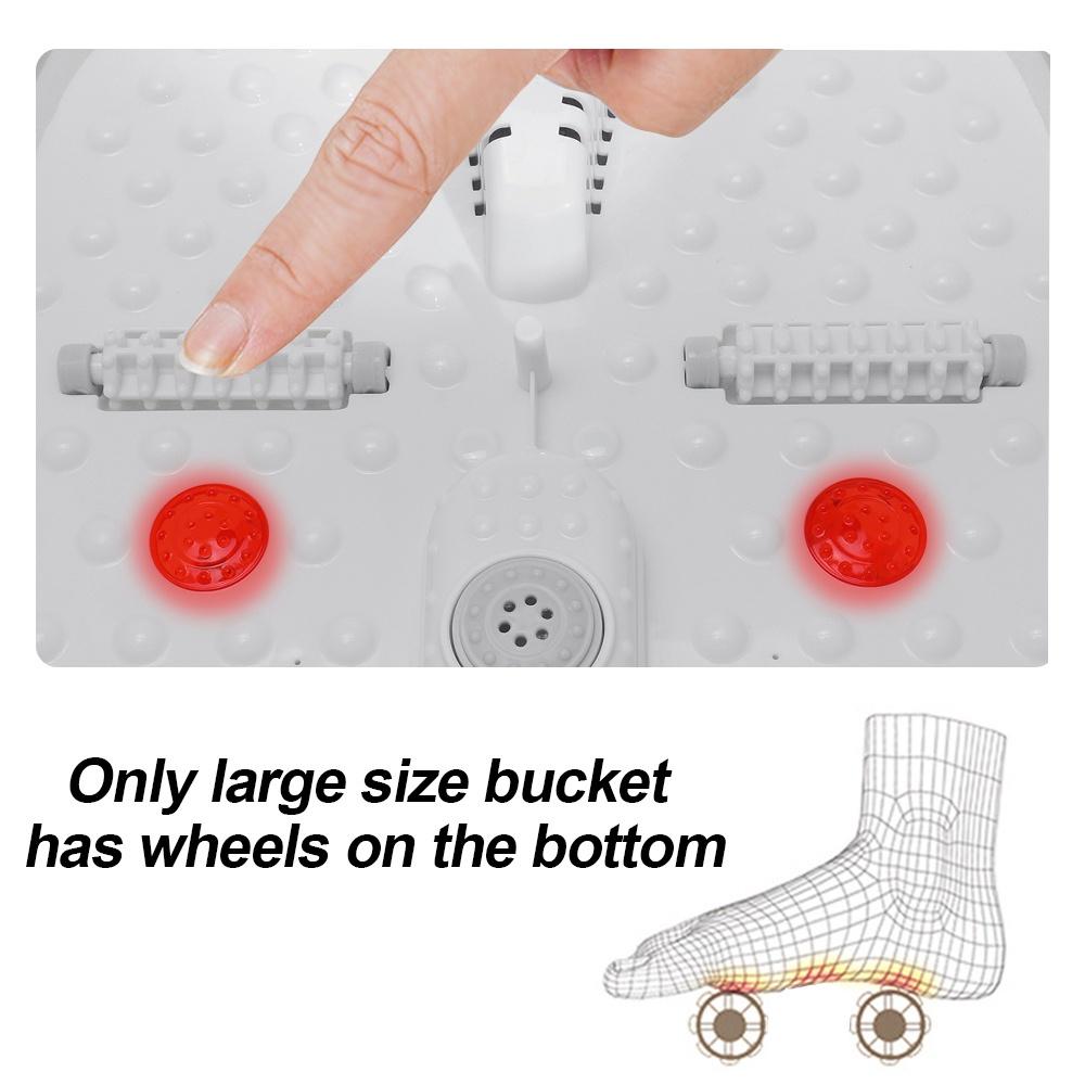 500W Foot Spa Bath Massager Machine Foot Spa Foot Bath Detox Machine Electric Massager Cleanse Foot Massage Foot Health