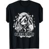 European Sizes Gothic Emo T-Shirt - Black Is My Happy Color Gothic & Skull Graphic Tee