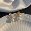 French Flower Pearl Earrings Elegant Irregular Drop Earrings Temperament Charm Earrings Vacation Party Jewelry For Women