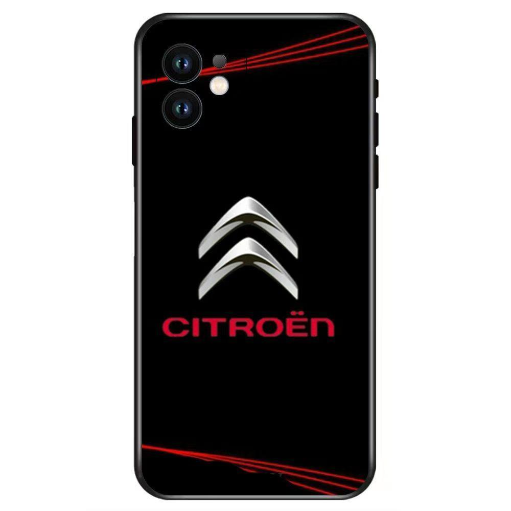 Měkký TPU kryt na telefon pro Citroen pro iPhone 16 15 14 13 12 Pro Oficiální kryt Apple pro iPhone 16 Plus 12 13 14 15 16 17 Pro Max