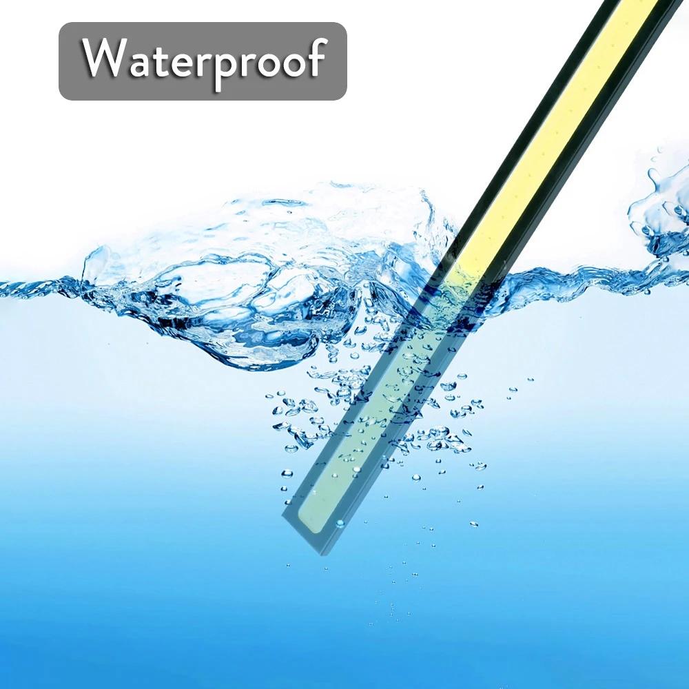 2X 16mm 17mm Led Strip Fog Light Drl White Cob Outdoor Waterproof 12v Red Car Daytime Running Auto Headl Narrow Ultra Thin