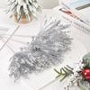 Glitter Finish Christmas Branch Plastic Material Christmas Branch Decoration  Holiday