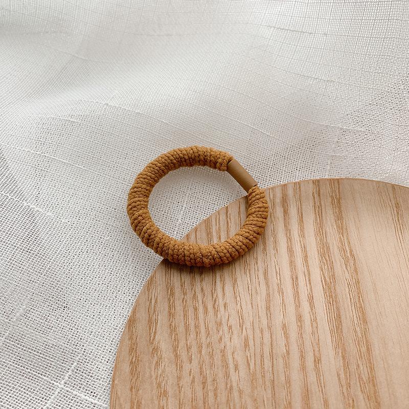 5Pcs/Lot Hair Ropes Women Girls Simple Basic Elastic Hair Rubber Bands Headwear Solid Color Headband Fashion Hair Accessories
