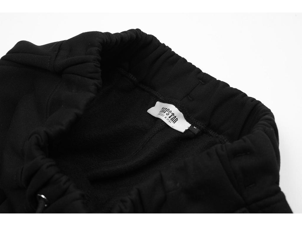 Trapstar Trendy Embroidered Hoodie Set: Unisex High Street Style with Plus Velvet Lining.