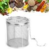 Stainless Steel Tea Ball Strainer and Filter, 4.7 Inch Infusion Basket for Loose Leaf Tea, Soup Seasonings, Broth with Hook