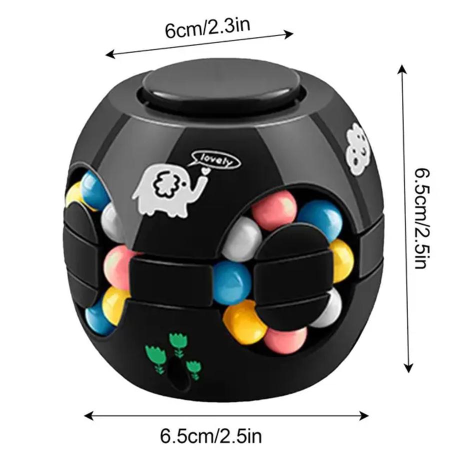 

Головоломка с скользящими бобами, волшебными бобами, гироскопом, игрушка-спиннер, 3D мяч, антистрессовая игра на кончиках пальцев, подарок для детей и взрослых для мальчиков и девочек CHINA