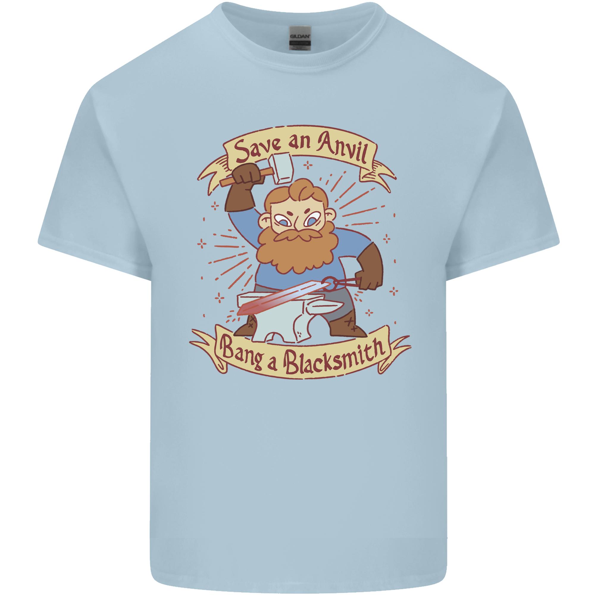 Save an Anvil Bang a Blacksmith Unisexs Light Cotton TShirt S