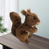 Simulierte Eichhörnchen-Plüschpuppe, gefüllt mit PP-Baumwolle, Plüschtier, Puppe, Tierplüschtier