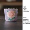 Hand-painted Peony Ceramic Tea Set: Purple Smoke Teapot, Lid Bowl, Master Cup, Tasting Cup, Pot Stand, Cup Mat, Coffee Cup