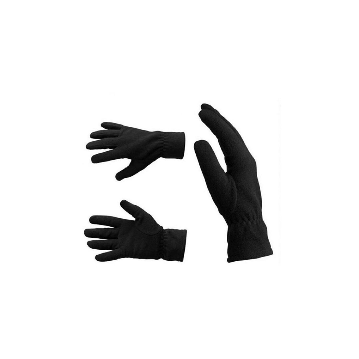 

Unisex Black Thermal Winter Quality Fleece Gloves чёрный