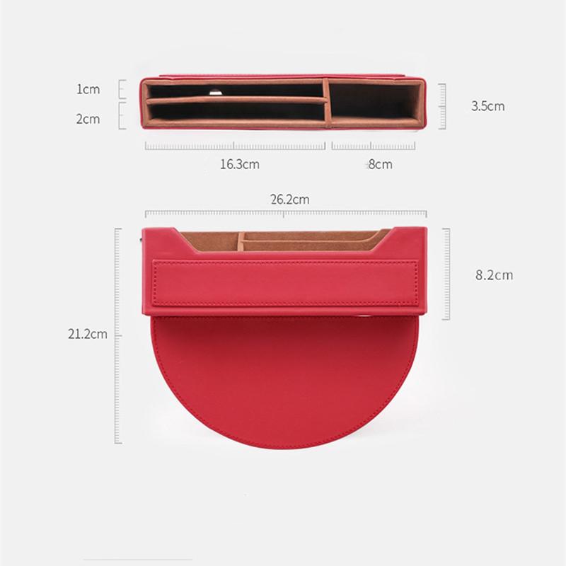 Car Seat Gap Storage Box Bag Organizer Case Slit filler Holder For Porsche Macan Cayenne Panamera 718 911 Interior Accessories