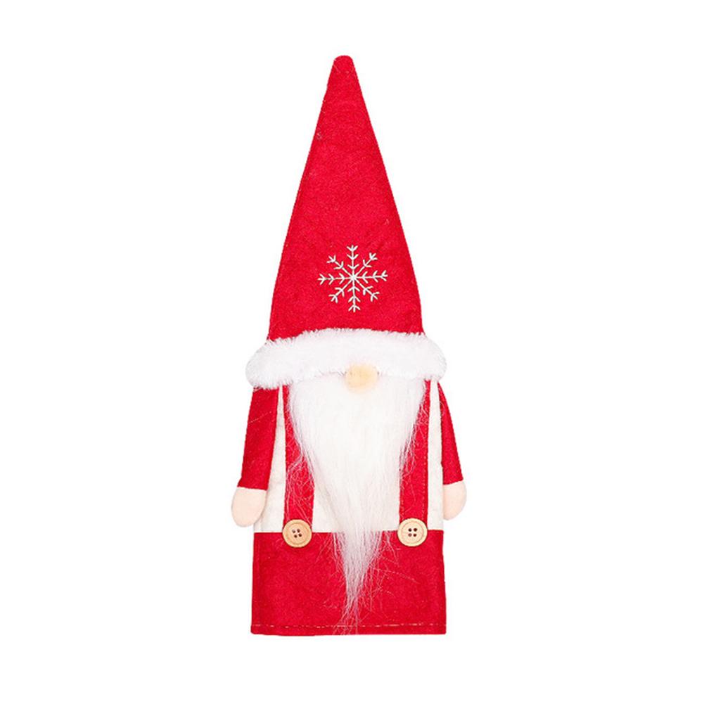 Buy Christmas Decoration Rudolph Doll Red Wine Bottle Covers Bag Party