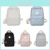 Ins Stylish And Spacious Nylon Backpack For Teenage Girls