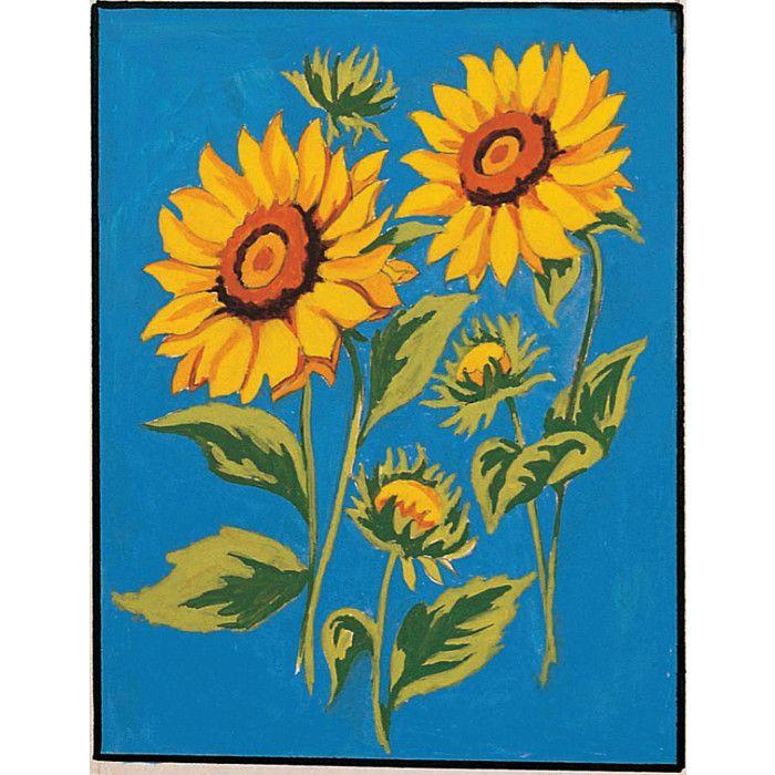 Canvas Kit The Sunflowers 20x25cm