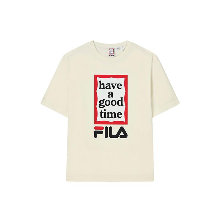FILA x Have A Good Time T Shirt Unisex Cheese White F11U229103F-IV XXL