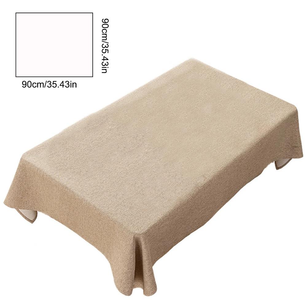 Tablecloth, rectangular table, Nordic tablecloth, napkin, waterproof and oil-proof tablecloth, placemat, solid color imitation linen tablecloth