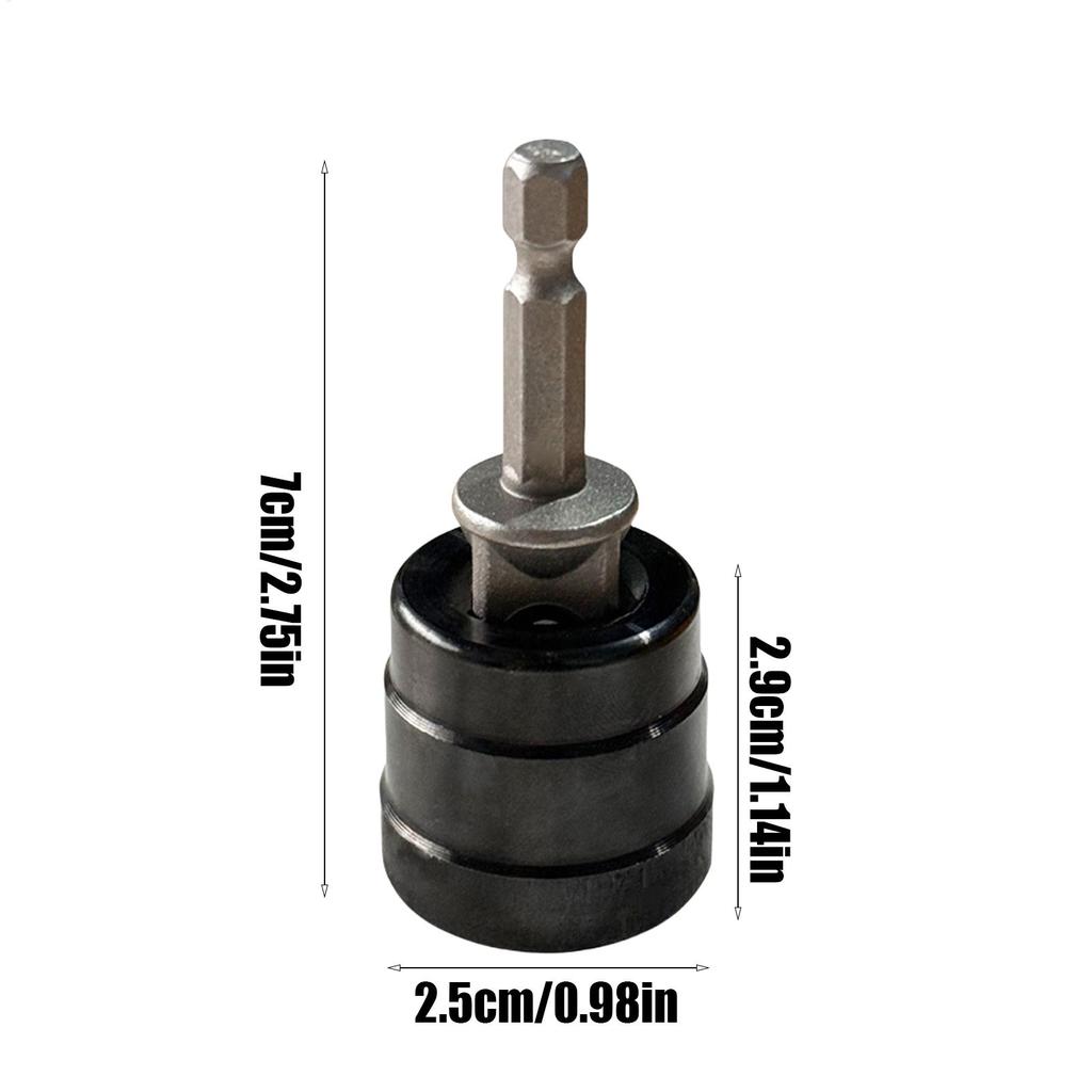 Car Jack Adapter Rust-Resistant Jack Drill Adapter Multi-Angle Adjustable High-Strength Alloy Tool For Automotive Outdoor RV