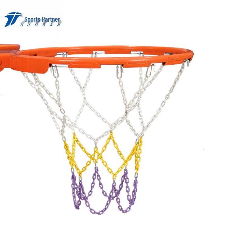 Motion Partner Thickened Alloy Steel Chain Basketball Net